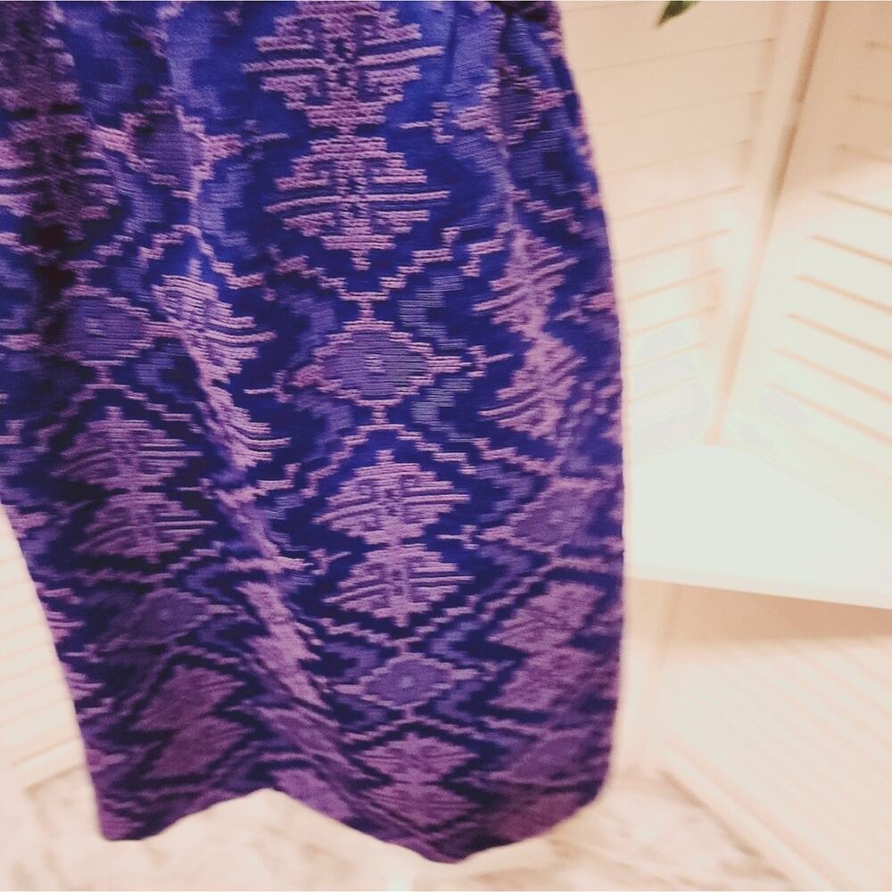 MAEVE BLUE EMBROIDERED DRESS WITH ZIP SIDE SIZE 6 - Picture 4 of 7